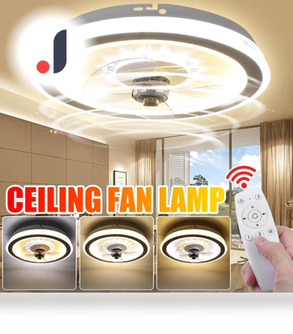 Intelligent LED Ceiling Fan with Built-in Light — Ceiling Fan Lighting Solutions, Decor Dream