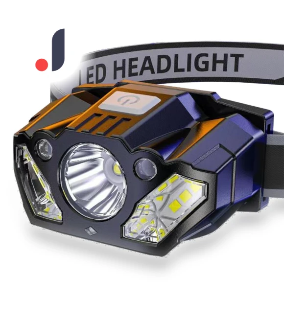 Lightweight LED Headlamp with Motion Sensor — Flashlights, Binchi Lighting Appliances