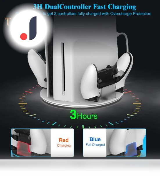 Magnetic Charging Station with External Lighting — Accessories, ANBS