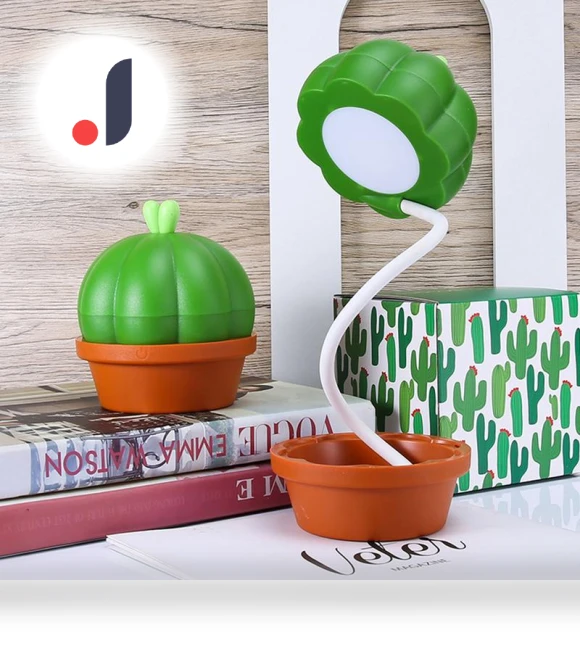 Mini Cactus Night Light — Creative Lighting Solutions, Cosy Homes