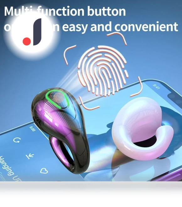 Mini Ear Clip Wireless Headset — Headsets, YJMP Headphone