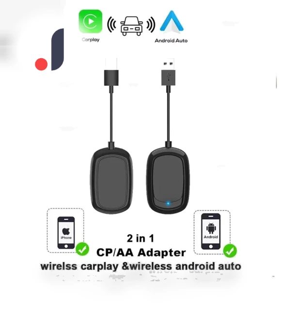 Mini Wireless CarPlay Android Auto Adapter — Stereo Receivers, Meiteai-All