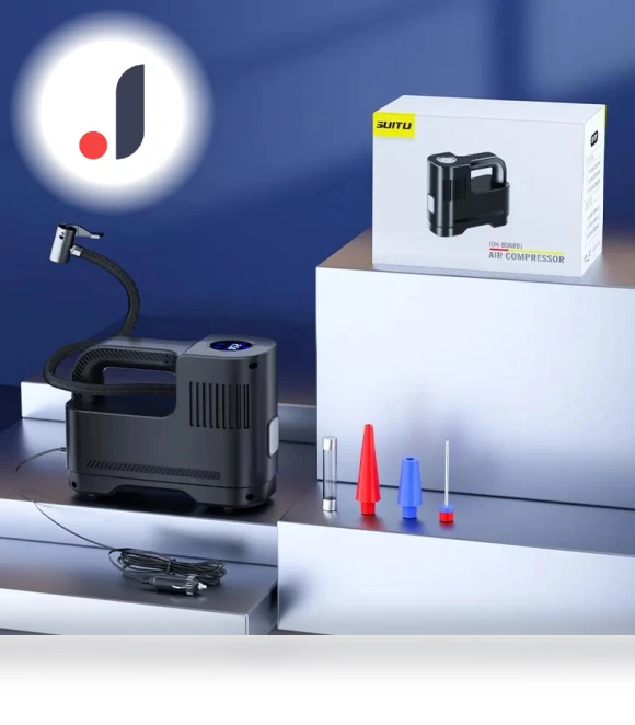 Portable Multifunctional Wireless Smart Car Inflator — Tire Inflation Solutions, T-Car Parts