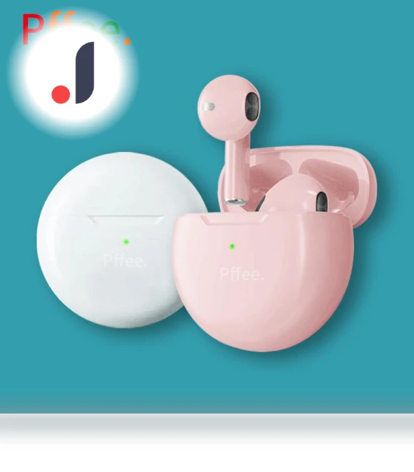 Pro 6 TWS Bluetooth Earbuds — In-Ear Headphones, pffee Phone Accessories