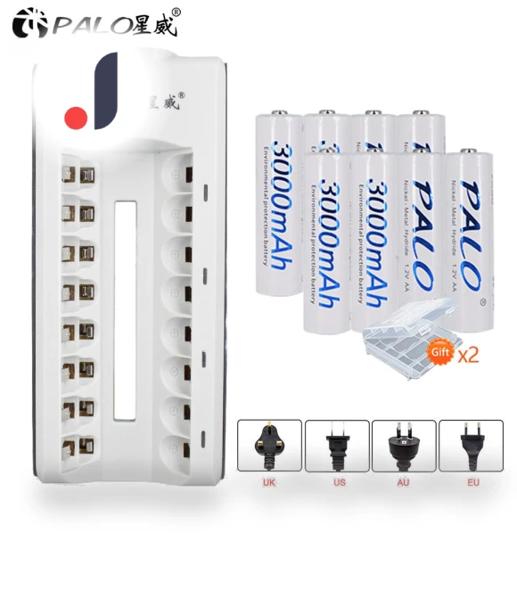 Rechargeable Battery Pack with Smart Charger — Batteries, PALO