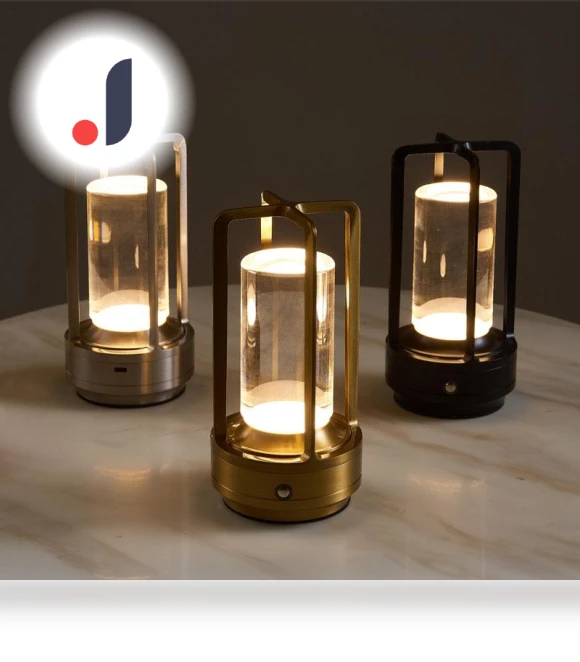 Retro Metal LED Desk Lamp — Desk & Table Lighting, Trendy household