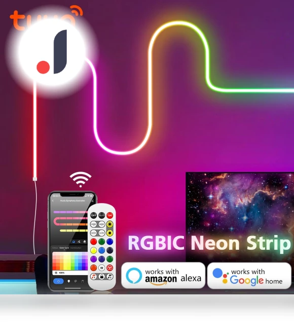 RGBIC Wi-Fi Neon LED Strip Light — LED Strips, Rybakov Home Lighting