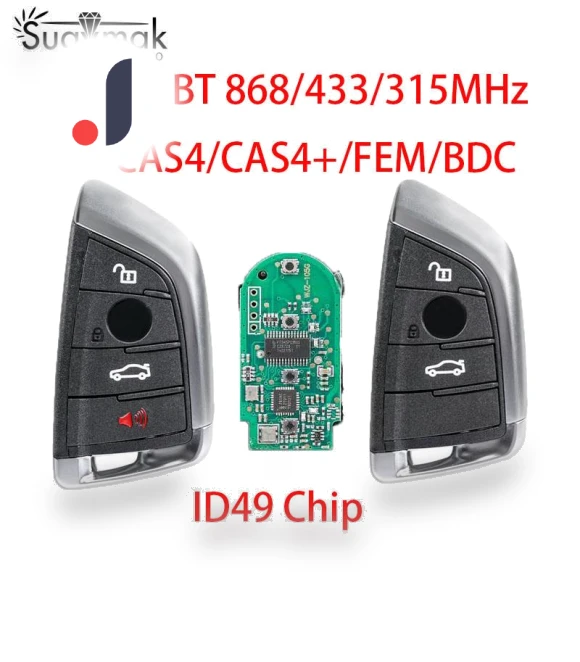 Smart Button Key Fob — Keyless Entry, SUAYMAK CK