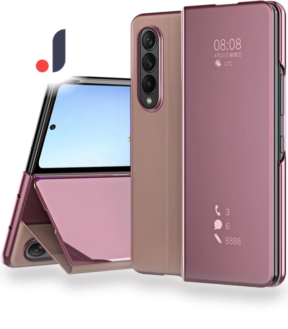 Smart Flip Case with Mirror Finish — Bumpers, Bai Fen Bai-Digital 3C