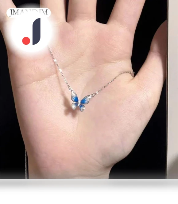 Smart Gradual Change Butterfly Necklace — Smart Jewelry, JMANDJM