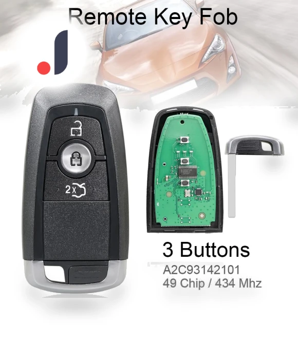 Smart Keyless Remote Car Fob — Keyless Entry, LoveCar