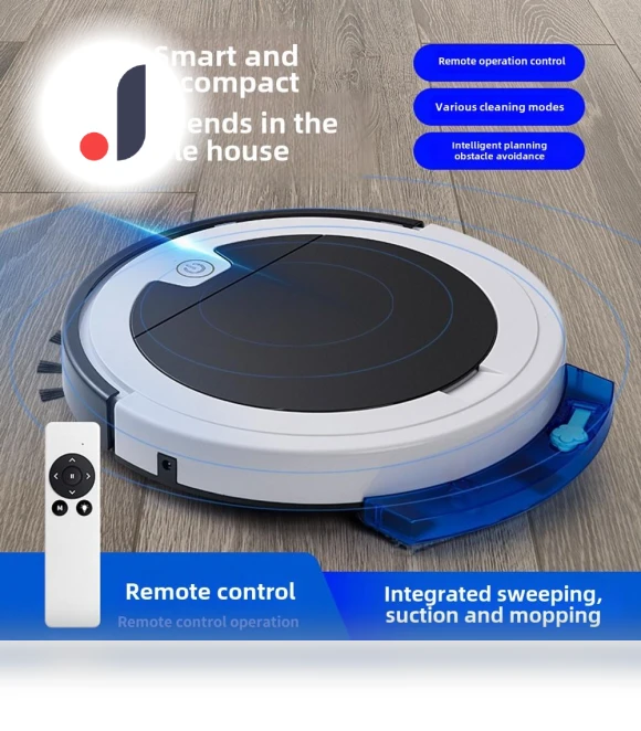 Smart Sweeping Robot with Suction and Mopping — Smart Cleaning Robots, Winter Gloves
