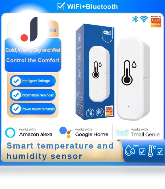 Smart Temperature and Humidity Sensor — Smart Home Modules, Popular House