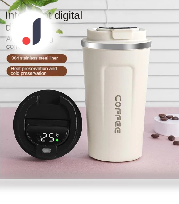 Smart Temperature Display Stainless Steel Vacuum Bottle — Beverage Warmers, Cosy Homes