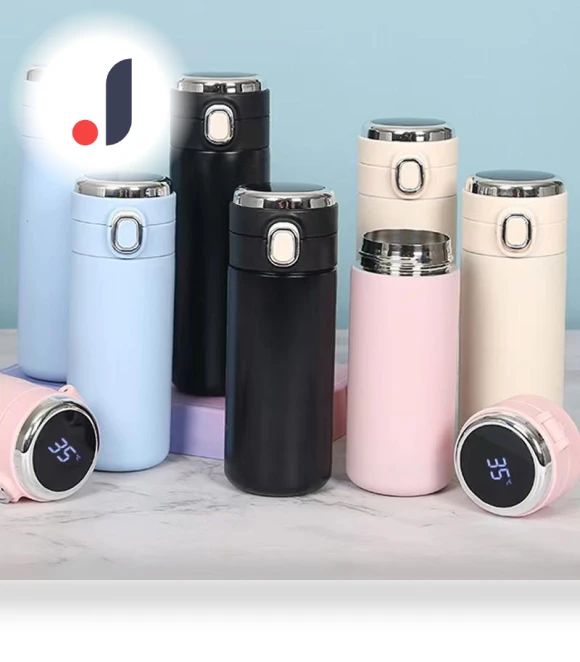 Smart Temperature Display Stainless Steel Insulated Cup — Beverage Warmers, Cosy Homes