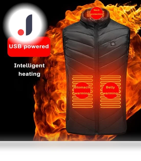 Smart Thermal Vest — Men's Vests, KYUSHUAD