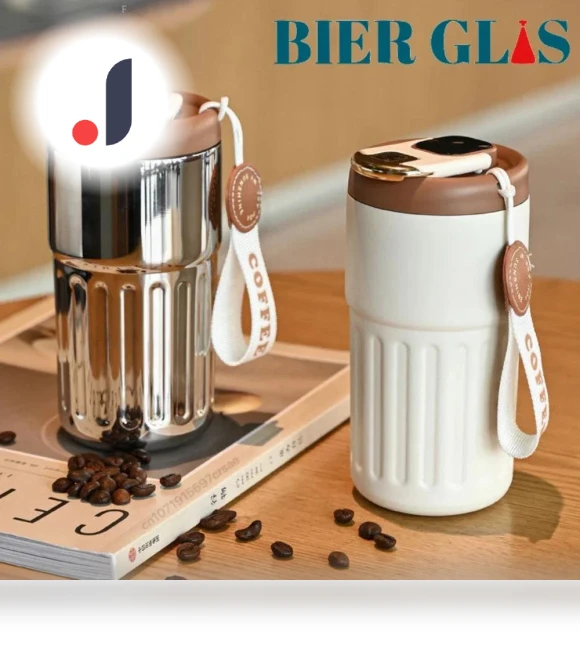 Smart Thermos with LED Temperature Display — Travel Drinkware, Binchi Fitness