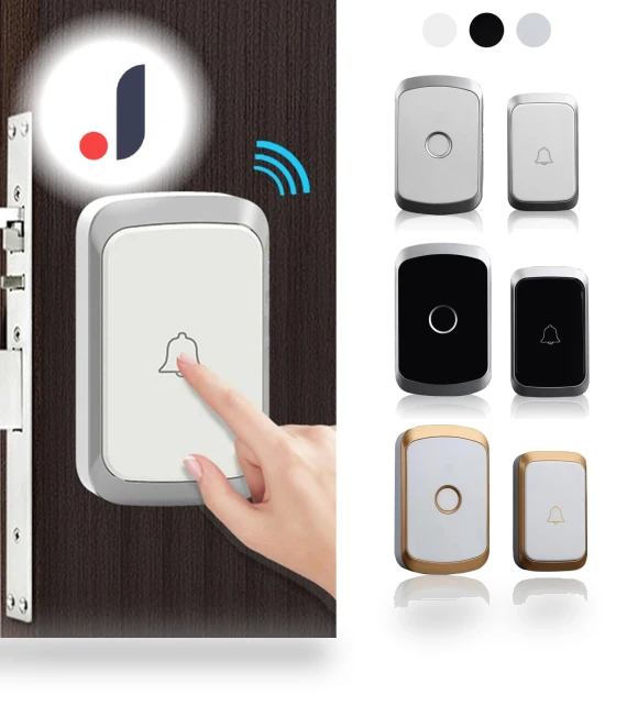 Smart Wireless Doorbell — Push Buttons, Winnerer