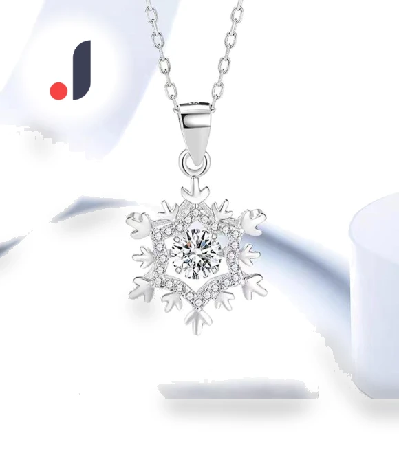 Snowflake Smart Necklace — Smart Jewelry, Lucky Star Jewelry