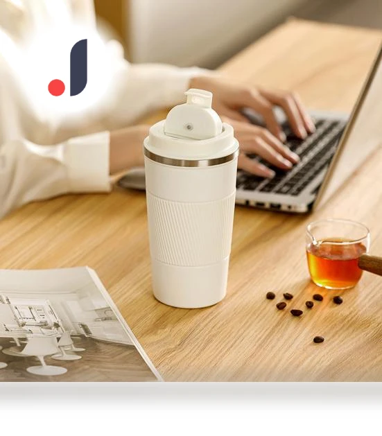 Thermal Mug with Temperature Display — Beverage Warmers, Kitchen artifact