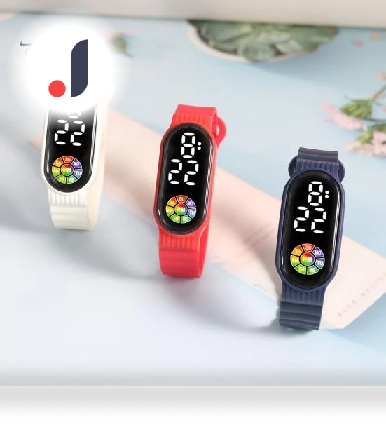 Touch Control Digital Display Wrist Watch — Wearable Accessories, Glaring watch