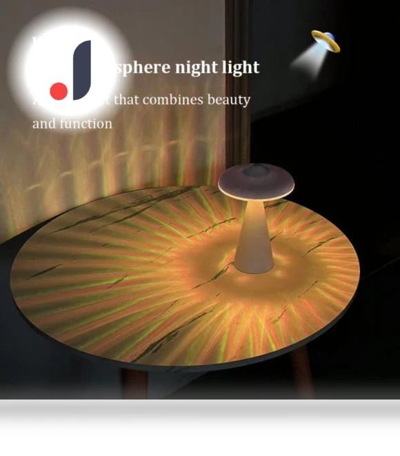 UFO Atmosphere Night Light — Creative Lighting Solutions, Cosy Homes