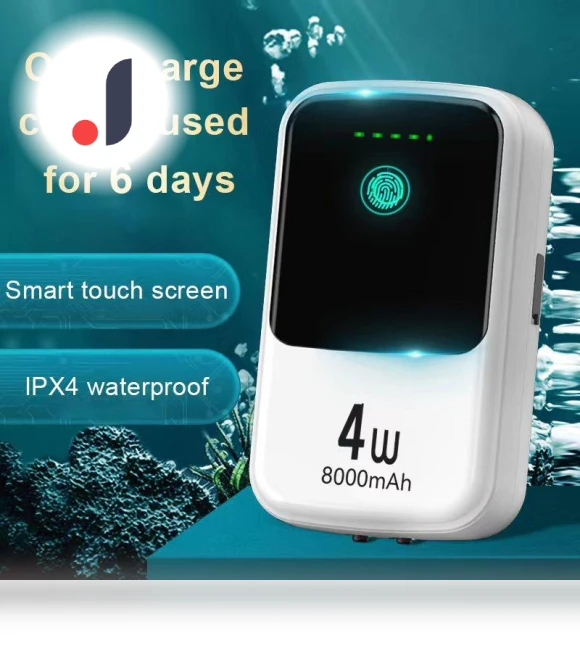 Ultra-Quiet Aquarium Oxygen Pump with USB Charging — Air Pumps, SDS003