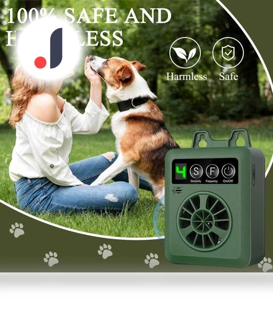 Ultrasonic Anti-Bark Device for Dogs — Sonic Deterrents, Kitty Cat House