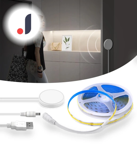 USB COB LED Strip Light with Touch Sensor Dimmer — LED Strips, AIMINGTE Light Accessories