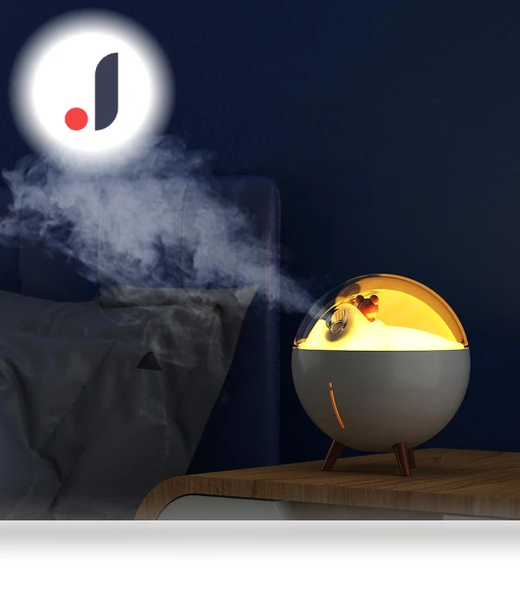 USB Humidifier with LED Light — Air Moisturizers, Essager Electronic