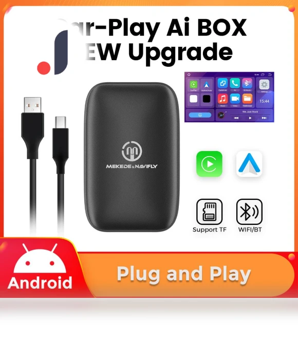 USB Wire to Wireless Carplay Android Auto Adapter — Phone Accessories, JOHO - CarGear