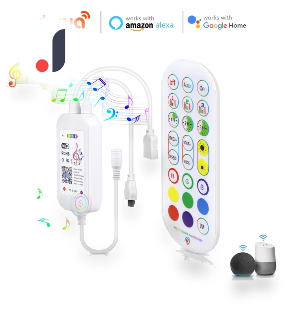 Wi-Fi RGB LED Strip Controller — Smart Home Modules, AIMINGTE Light Accessories