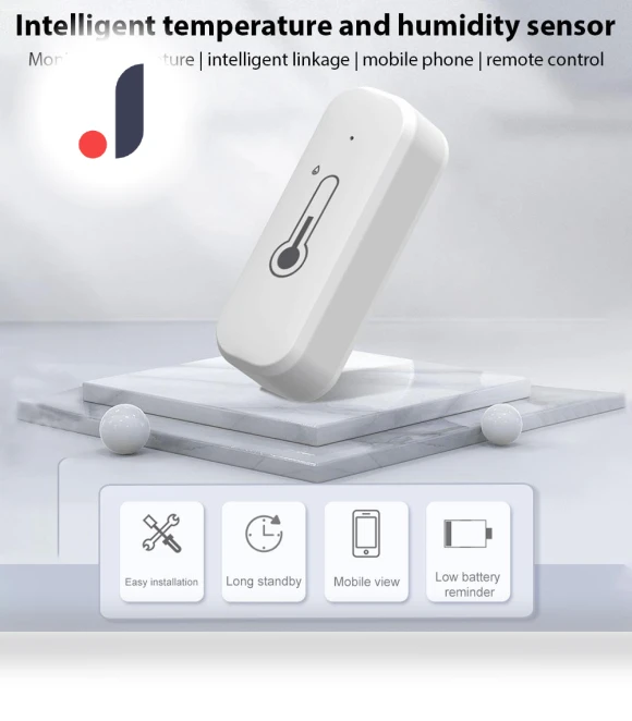 Wi-Fi Temperature and Humidity Sensor — Home Climate Control, TOMTOP JMS