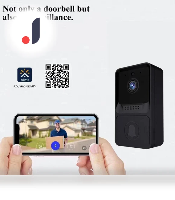 WIFI Doorbell with Night Vision Security Camera — Smart Home Security, Marathon