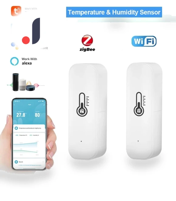 WiFi Temperature and Humidity Sensor — Home Climate Control, Xiao Home