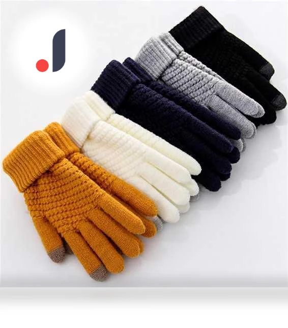 Winter Touchscreen Gloves — Cold Weather Gloves, Lucky Black Cat