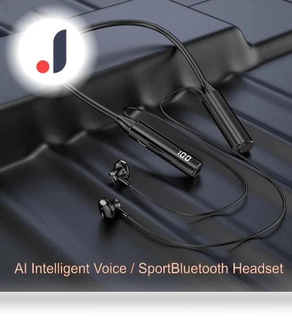 Wireless Neckband Headphones — In-Ear Headphones, Meiteai-Electronics