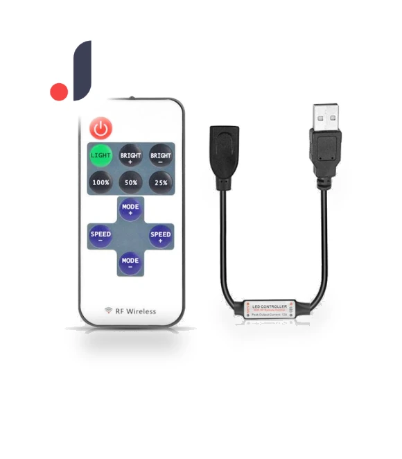 Wireless RF LED Dimmer Controller — Remote Controls, AIMINGTE Light Accessories