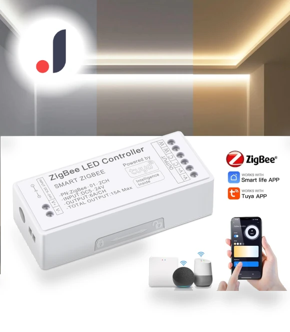 Zigbee 3.0 RGB CCT RGBW LED Strip Light Dimmer — Smart Home Modules, AIMINGTE Light Accessories