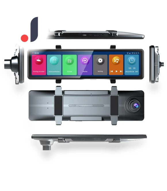 3-Camera Car DVR with 12-Inch Display — Rearview Cameras for Cars, Home Of Auto Parts