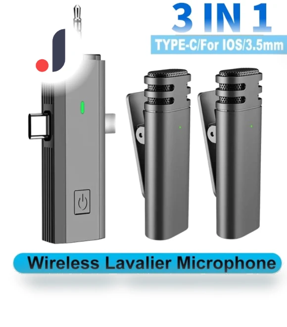 3-in-1 Wireless Lavalier Microphone — Wireless Systems, YJMP Electronic