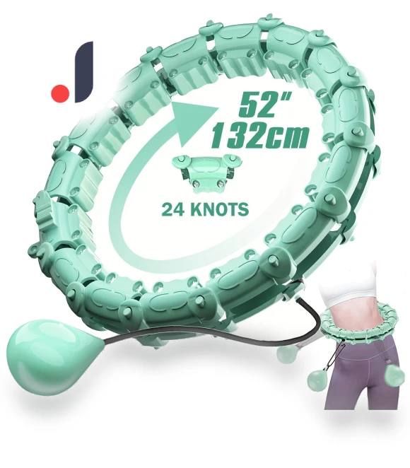 Adjustable Smart Fitness Hoop — Fitness & Activity Monitors, Two light chasing boys