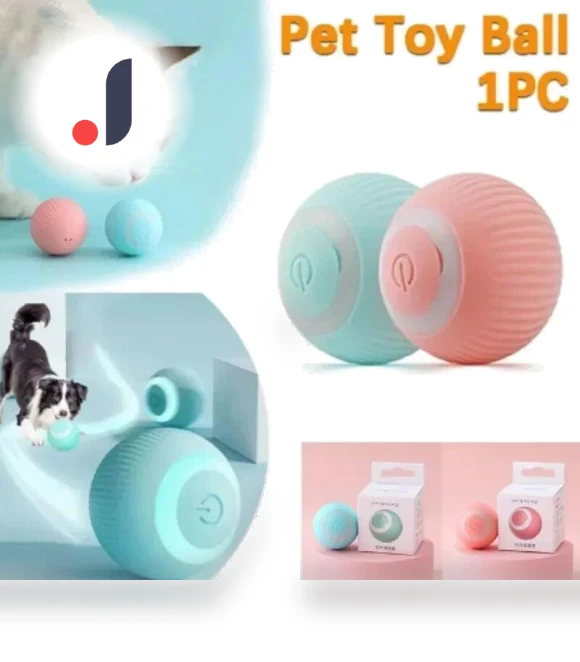 Automatic Rolling Pet Toy — Cat Playthings, Refreshing Home