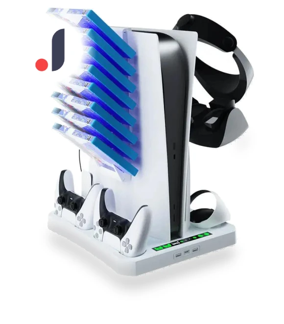 Cooling Charging Dock Stand with Dual Controller Charger — Accessories, SeenDa