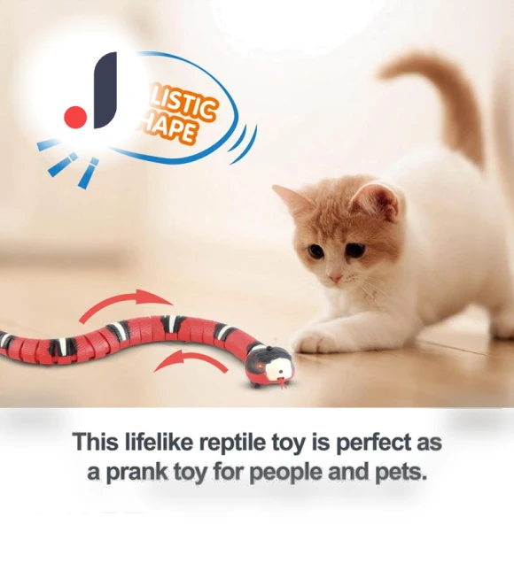 Interactive Automatic Electronic Snake Toy for Cats — Cat Playthings, CUCU