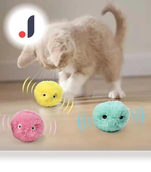Interactive Cat Toy Ball — Cat Playthings, Ding Dong Fashion