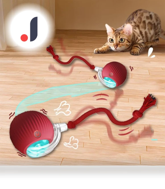 Interactive Cat Toy Ball — Cat Playthings, JUN JUN
