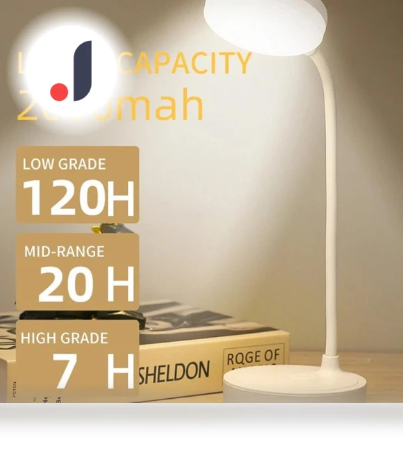 LED Desk Lamp with USB Power — Desk & Table Lighting, TOP MALL-005