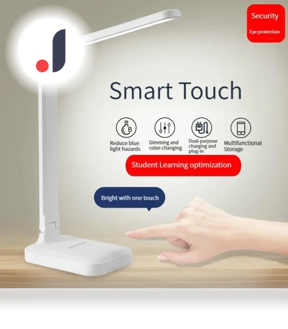 LED Touch Switch Foldable Desk Lamp — Desk & Table Lighting, paweinuo