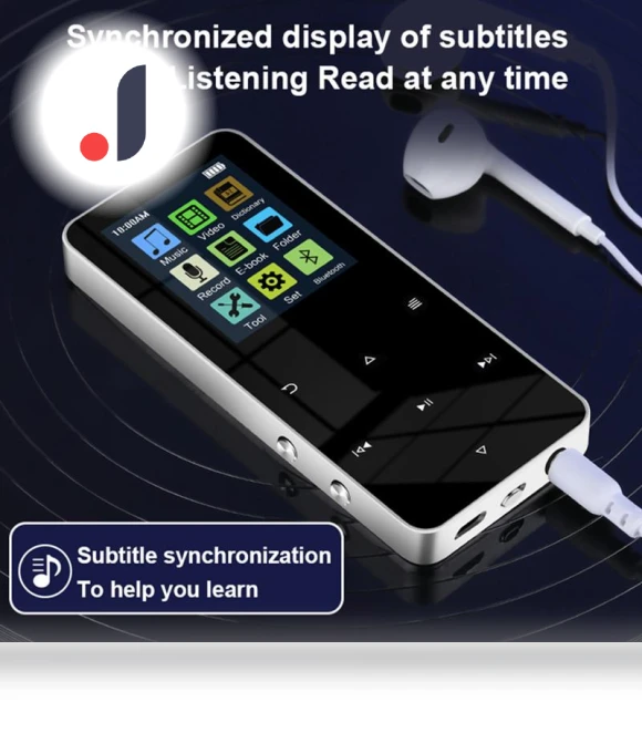 Metal Touch MP3 MP4 Music Player — Portable Media Players, Essager Electronic